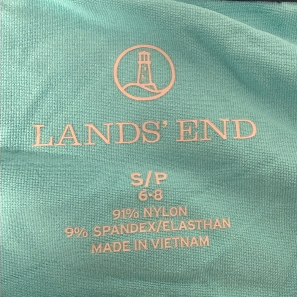 Lands’ End Aqua Long Sleeve Performance Stretch Top Size S - Picture 4 of 4
